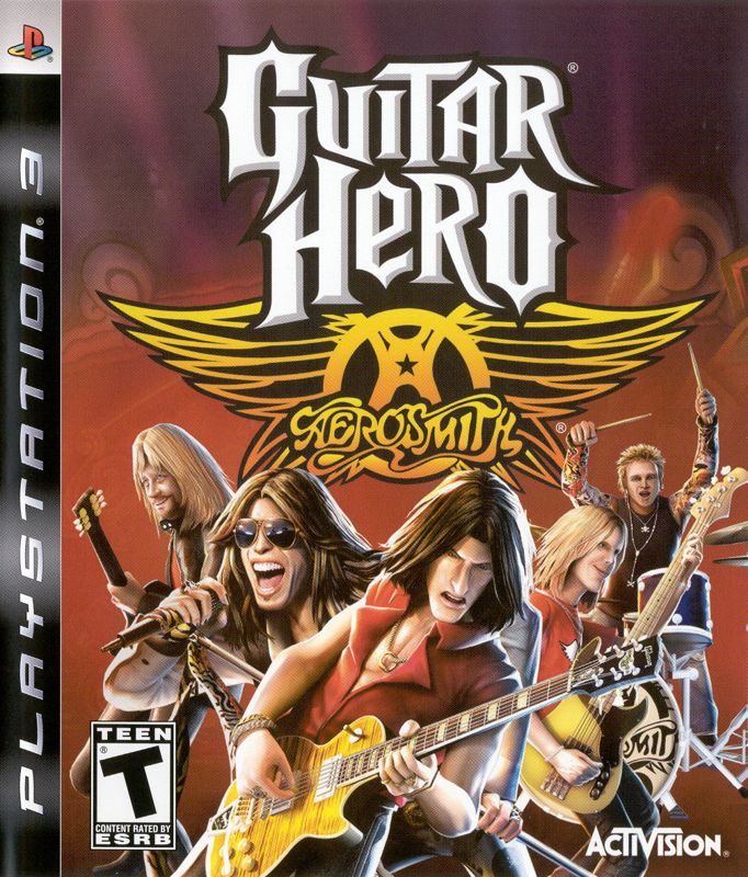 Guitar Hero: Aerosmith box art for Playstation 3